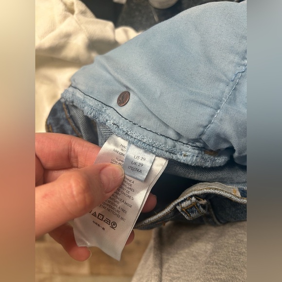 Free People We The Free Stella Skinny Jean Rip & Repair Raw Hem 29 - Picture 7 of 8